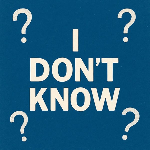 Cover art for I Don't Know