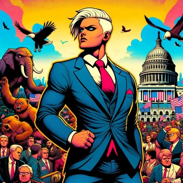 Cover art for Political Zoo