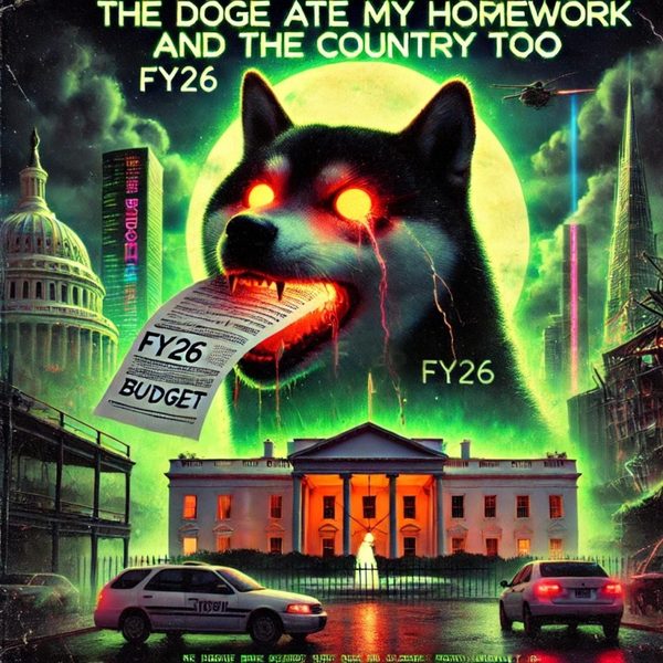 Cover art for The DOGE Ate My Homework (And The Country Too)